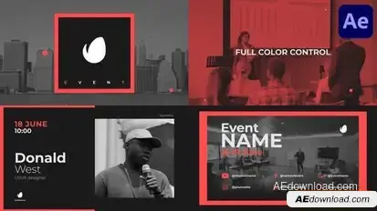 Event Promo for After Effects Openers template preview