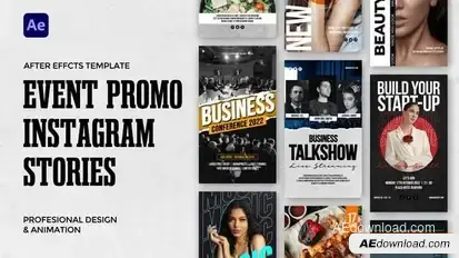 Event Promo Instagram Stories Reels - Social Media Openers template preview