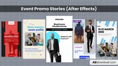 Event Promo Stories - Corporate Business Openers template preview