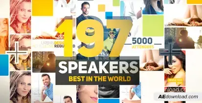 Event Promotion Video Displays template preview