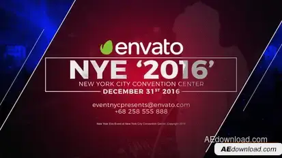 Videohive Event Teaser Video Displays template preview