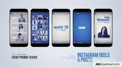 Event Teaser Reels Product Promo template preview