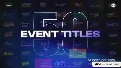 Event Titles Titles template preview