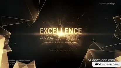 Excellence Awards Opener Openers template preview