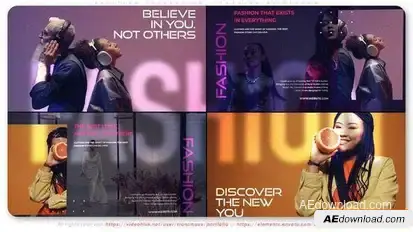 Exciting Collection - Fashion Slideshow Openers template preview
