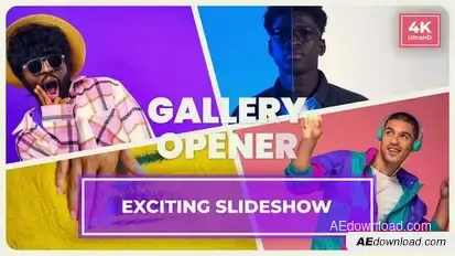 Exciting Colorful Slideshow || Multiscreen Gallery Opener Openers template preview