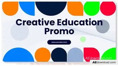 Exciting Education Slideshow Openers template preview