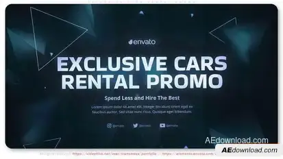 Exclusive Cars Rental Promo Openers template preview
