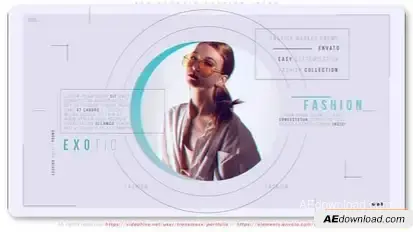 EXO. Dynamic Fashion Intro Openers template preview