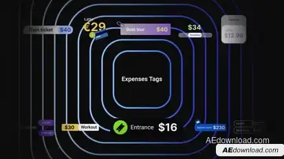 Expenses Tags Titles template preview