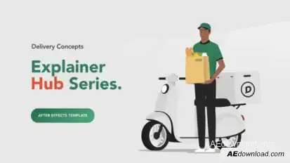 Explainer Hub - Delivery Concepts Product Promo template preview