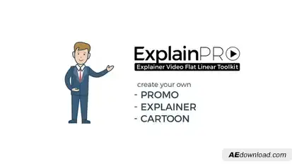 ExplainPRO. Explainer Video Flat Linear Toolkit. Product Promo template preview