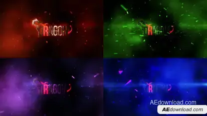 Exploding Logo Reveal Intro Logo Stings template preview