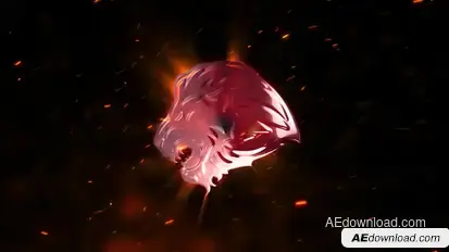 Explosion Fire Logo Logo Stings template preview