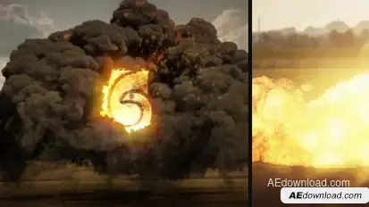 Explosion Logo Logo Stings template preview