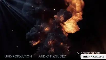Explosion Logo Intro Logo Stings template preview