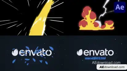 Explosion Logo Opener for After Effects Logo Stings template preview