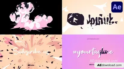Explosion Logo Opener for After Effects Logo Stings template preview