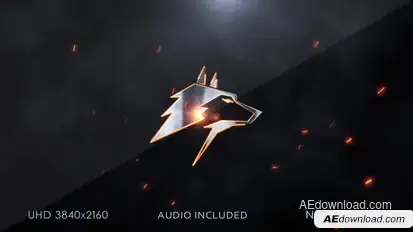 Explosion Logo Reveal Logo Stings template preview