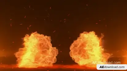 Explosion Logo Reveal Logo Stings template preview