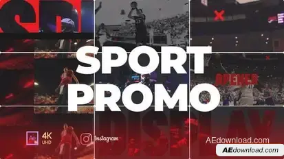 Explosive Action Promo - Extreme Sport YouTube Intro Openers template preview