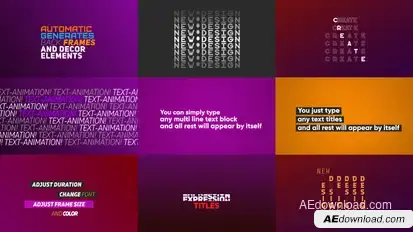 Expression Titles Titles template preview
