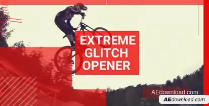Extreme Glitch Opener Openers template preview