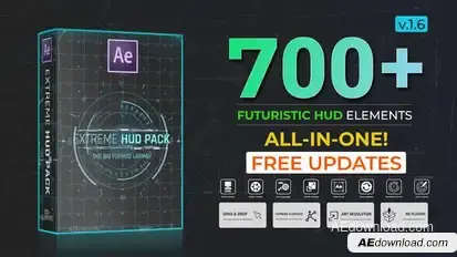 Extreme HUD Pack Elements template preview