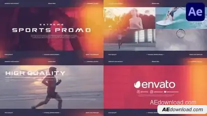Extreme Sport Promo for After Effects Openers template preview