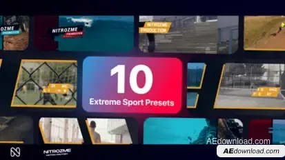 Extreme Typography Vol. 02 Video Displays template preview
