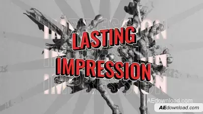 Extruded Colorful Kinetic Typography Titles Titles template preview