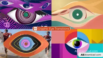 Eye Transitions Elements template preview