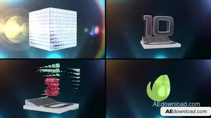 F1 Racing Car Countdown 2 Elements template preview