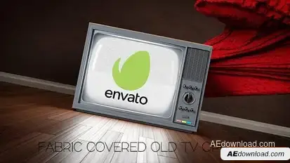 Fabric Covered Old TV Opener Openers template preview