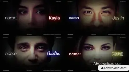 Face Intro - Portrait Intro Elements template preview