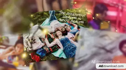 Fairy Lights Moments Slideshow Openers template preview