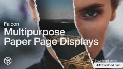 Falcon - Multipurpose Paper Page Displays Video Displays template preview
