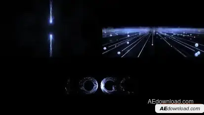 Falling Star Logo Reveal Logo Stings template preview