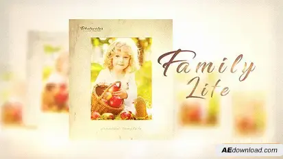Videohive Family Life Video Displays template preview