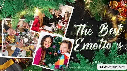 Family New Year Slideshow Openers template preview