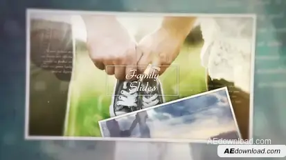 Family Slides Video Displays template preview