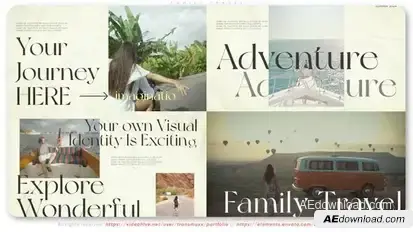 Family Travel Video Displays template preview