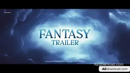 Fantasy Cinematic Titles Trailer Titles template preview