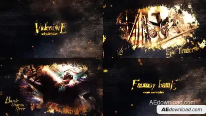 Fantasy Epic Battle Intro Openers template preview