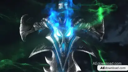 Fantasy Sword Logo Reveal Logo Stings template preview