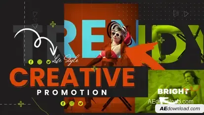 Fashion And Lifestyle Creative Promo broadcast-packages template preview