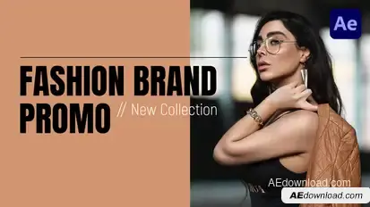 Fashion Brand // New Collection Promo Video Displays template preview