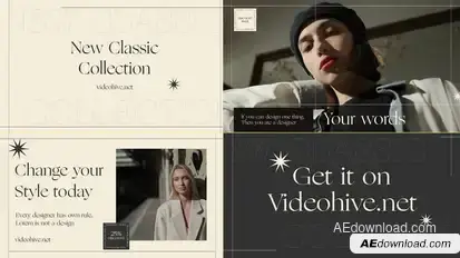 Fashion Collection Promo (minimal) broadcast-packages template preview