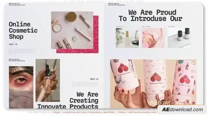 Fashion Cosmetics Promotion Openers template preview
