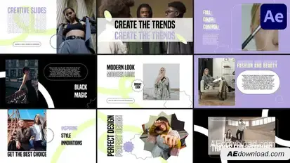 Fashion Creative Scenes for After Effects Openers template preview